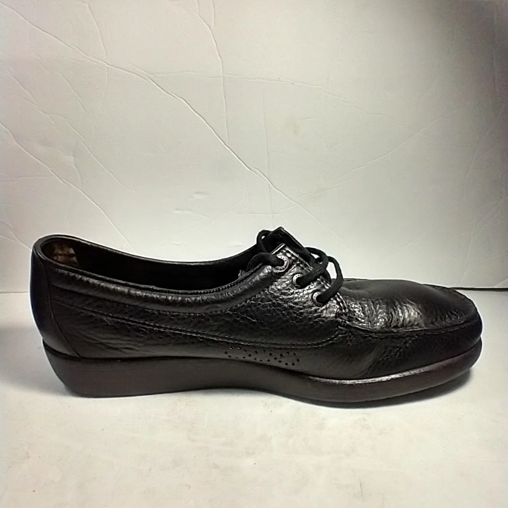 SAS Amigo Black Leather Comfort Laceup Shoes Men's sz 15N.